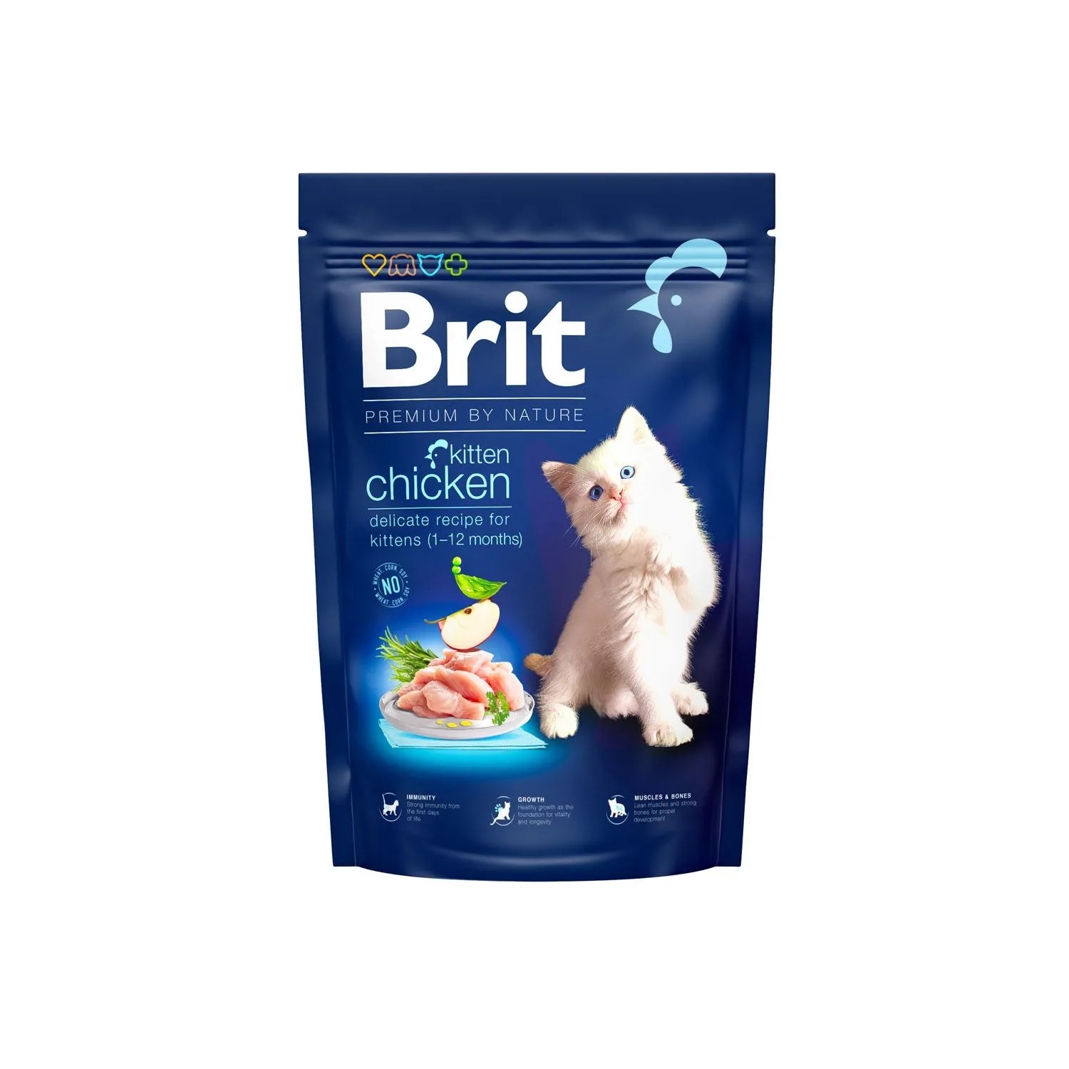 Karma dla kota BRIT Premium By Nature Junior Kurczak 1.5 kg
