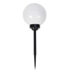 4iQ Lampa solarna AURA RGB śr. 20 cm czarna