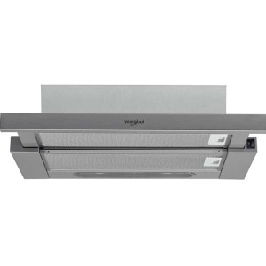 Srebrny okap płaski t.b.t., widok z przodu.