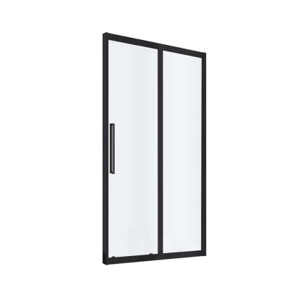 KABI Drzwi do kabiny prysznicowej Ideal przesuwne czarne 120x195