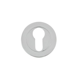 Domino Rozeta M6 okrągła na wkładkę chrom