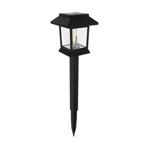 Struhm Lampa solarna wbijana w grunt PARK LED 0,04W 3000K 2lm IP44 28cm czarna
