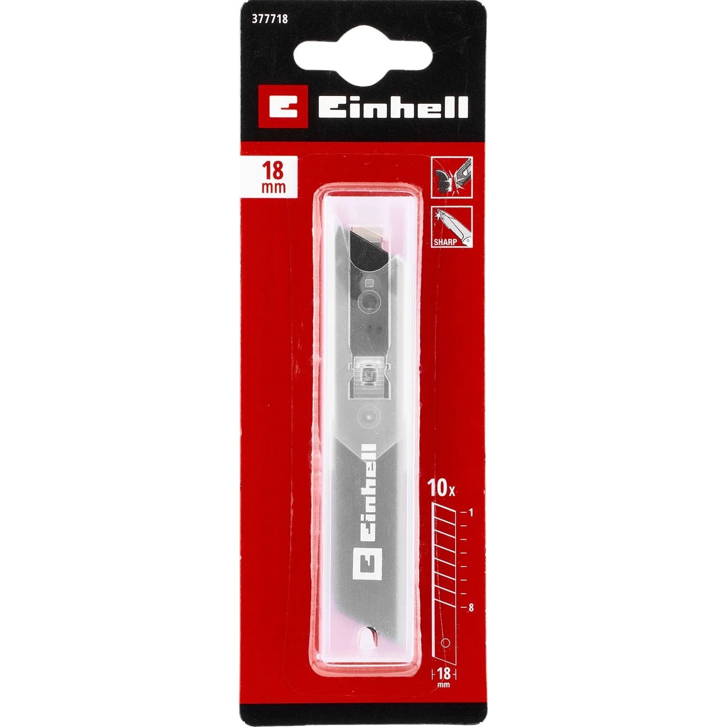 Einhell Ostrza do noży 18 mm - 10 szt.