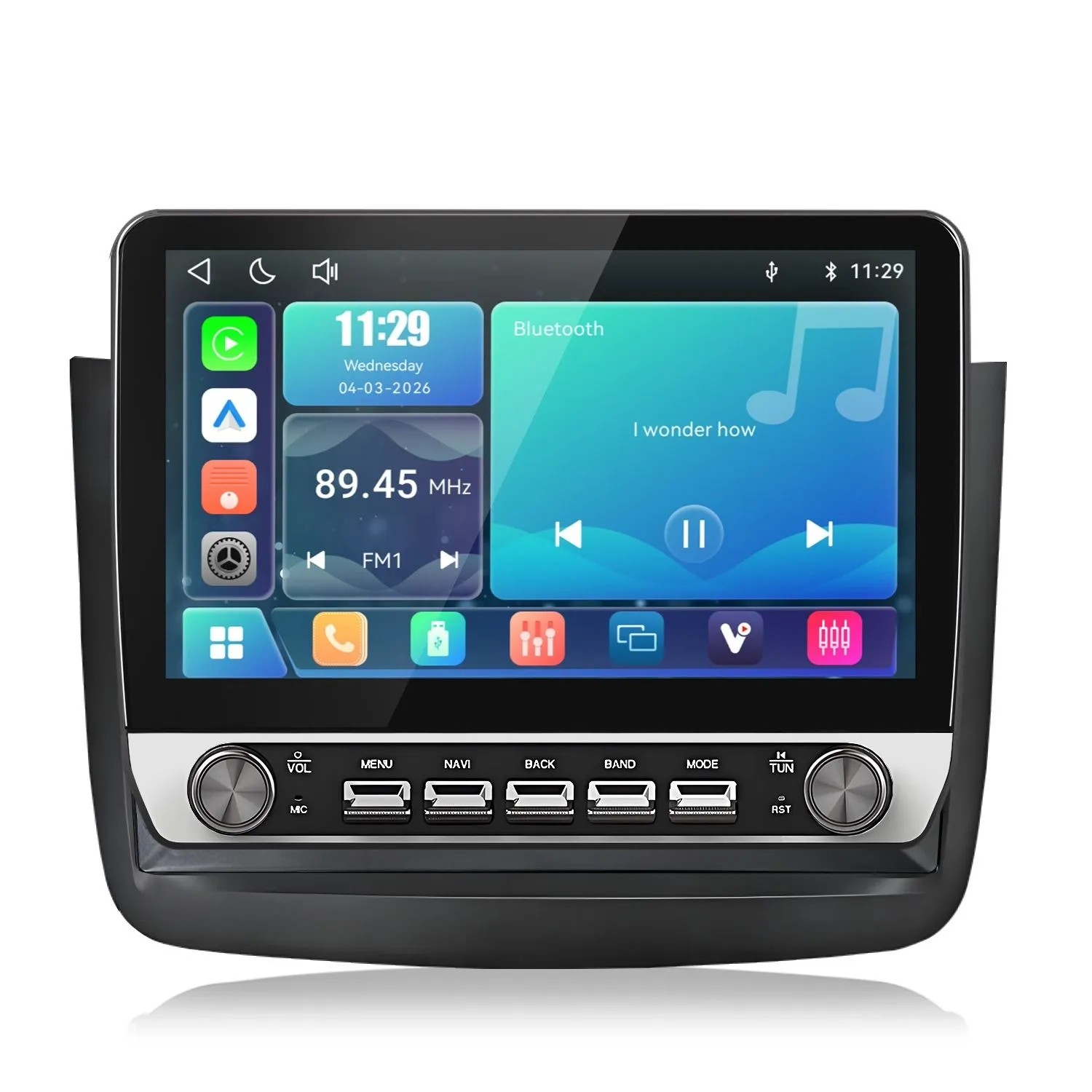 Junsun Radio Samochodowe Do Benz Viano Vito W639 2010-2015 Linux Z Pokrętłem