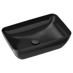 Ravak Umywalka UNI 500 R SLIM czarna NABLATOWA 50x31