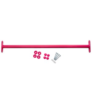 4IQ Drążek metalowy różowy dł. 90 cm, fi 32 mm