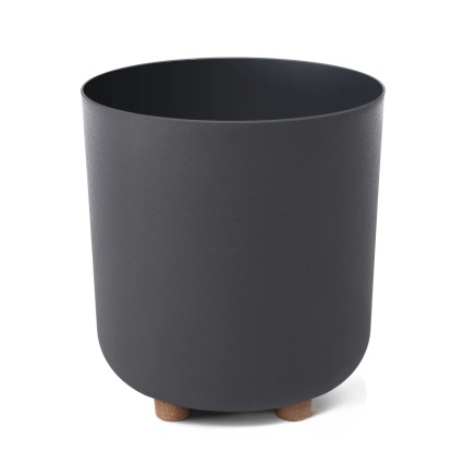 Osłonka Sofia antracytowa recycled - 24 cm