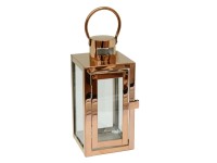 Latarnia Barcelona na świece S miedź wys.23cm