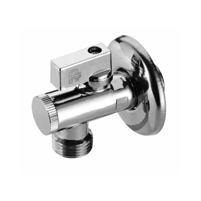 Armatura Kraków Zawór kulowy kątowy z dźwignią i filtrem 1/2X3/4"