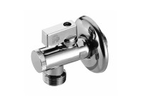 Armatura Kraków Zawór kulowy kątowy z dźwignią i filtrem 1/2X3/4