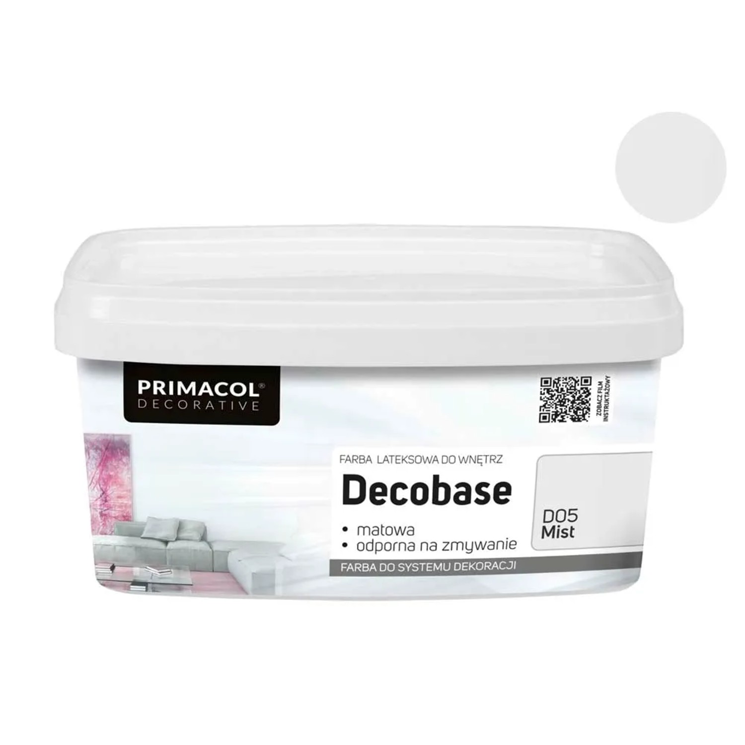 Primacol Emulsja lateksowa Decobase Mist 1 l