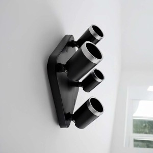 Volteno Listwa Spot BEST 4xGU10 max. 9W LED czarno-srebrna