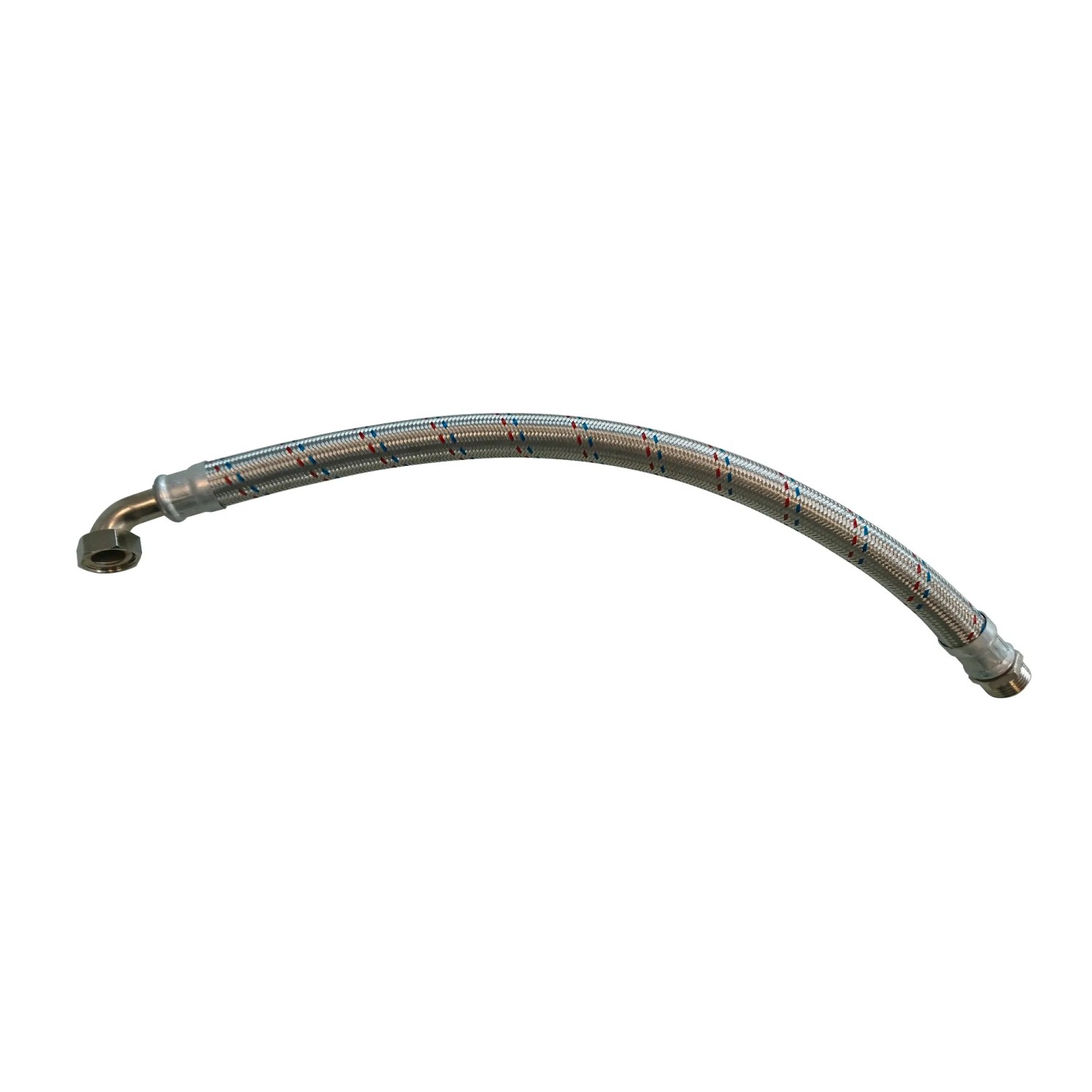 Wąż antywibracyjny z kolankiem 1" 70 cm