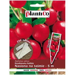 Nasiona rzodkiewki na taśmie, 5m. Idealne do uprawy warzyw w ogrodzie.