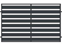 Jarmex Przęsło Treviso antracyt mat - 200 x 125 cm