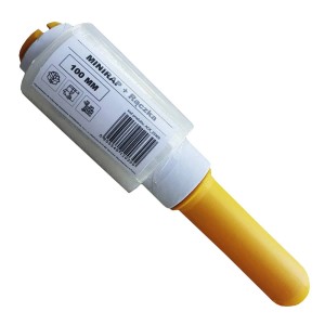 t.b.t. Ręczny dyspenser do folii ochronnej malarskiej, żółta rączka.