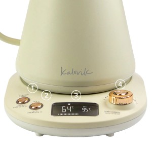 Kalorik Czajnik elektryczny bezprzewodowy JK 2050 W beżowy 1100W 1L