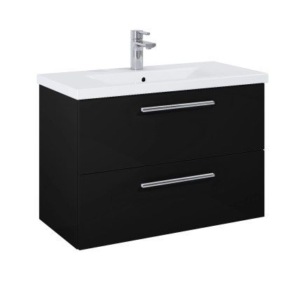 Elita Zestaw Cheese 80 cm szafka z umywalką Black