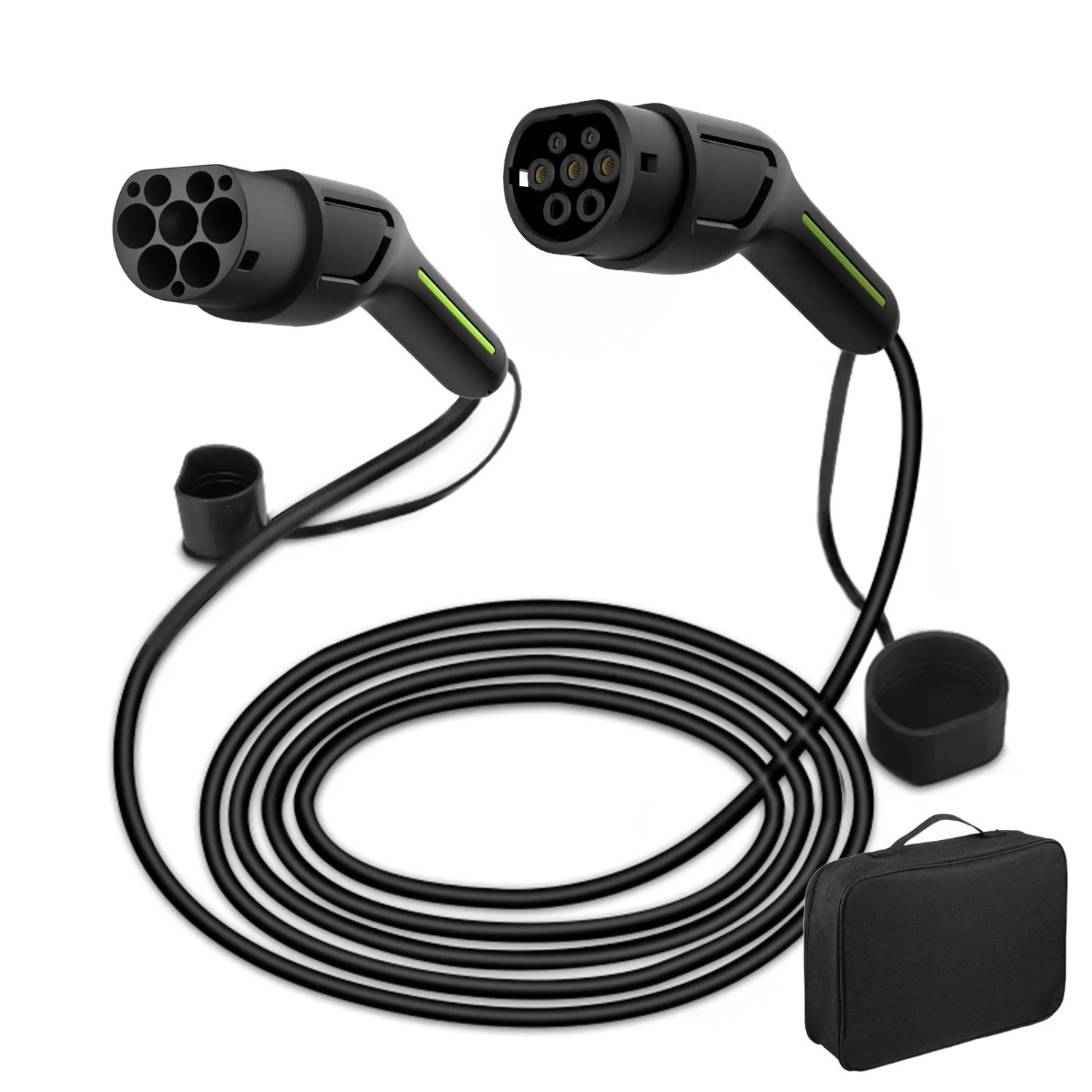 Junsun Ładowarka EV 22 kW Typ 2 - 5 M Kabel 3-fazowy 6-32 A Regulowany