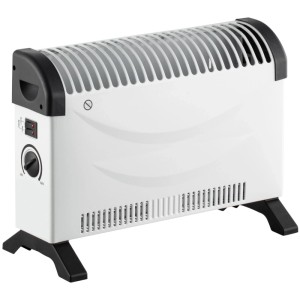 Konwektor elektryczny z termostatem - biały - max. 2000 W - 47 x 20 x 32,8 cm