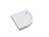 Schedpol Brodzik półokrągły Billig 80 biały 80x80x16 Schedpol Brodzik półokrągły Billig 80 biały 80x80x16