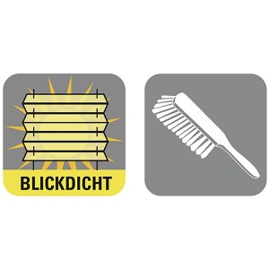 Zdjęcie symboliczne: Gardinia Plissee Solo, nieprzezroczyste i łatwe czyszczenie.