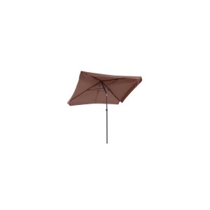 t.b.t. Parasol wiszący w kolorze brązowym, prostokątny.
