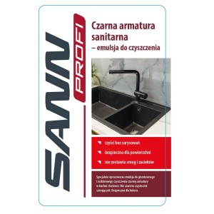 Sannprofi Mleczko do czyszczenia czarnej armatury 250 ml