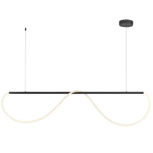 Light Prestige Lampa wisząca LED MELECA M 36W CCT 4400lm czarna