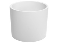 Osłonka Vienna biała matowa - śr. 28 cm