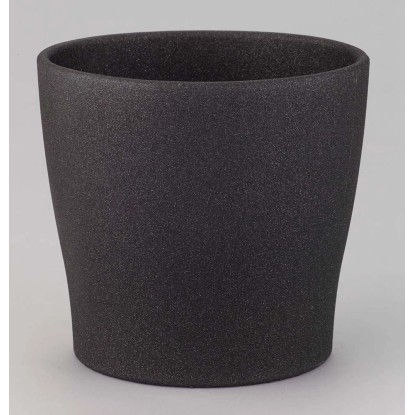 Doniczka Toscania graphit metalic - śr. 16 cm