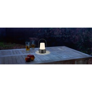 Lampka stołowa ładowalna LEVANTO 12LED ciepła biel 50lm IP44 USB-C wys. 23 cm