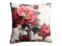 Splendid Poduszka PIVOINE 45 x 45 cm biało-czerwona