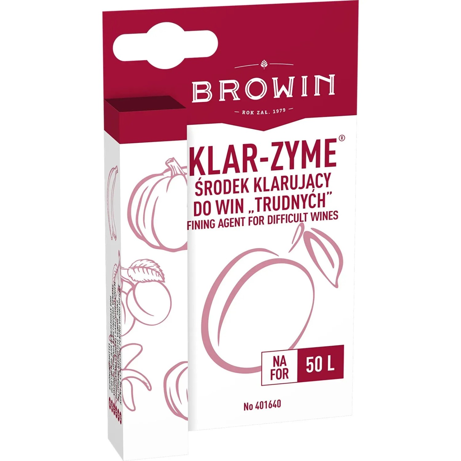 Środek klarujący wina trudne na - 10 ml