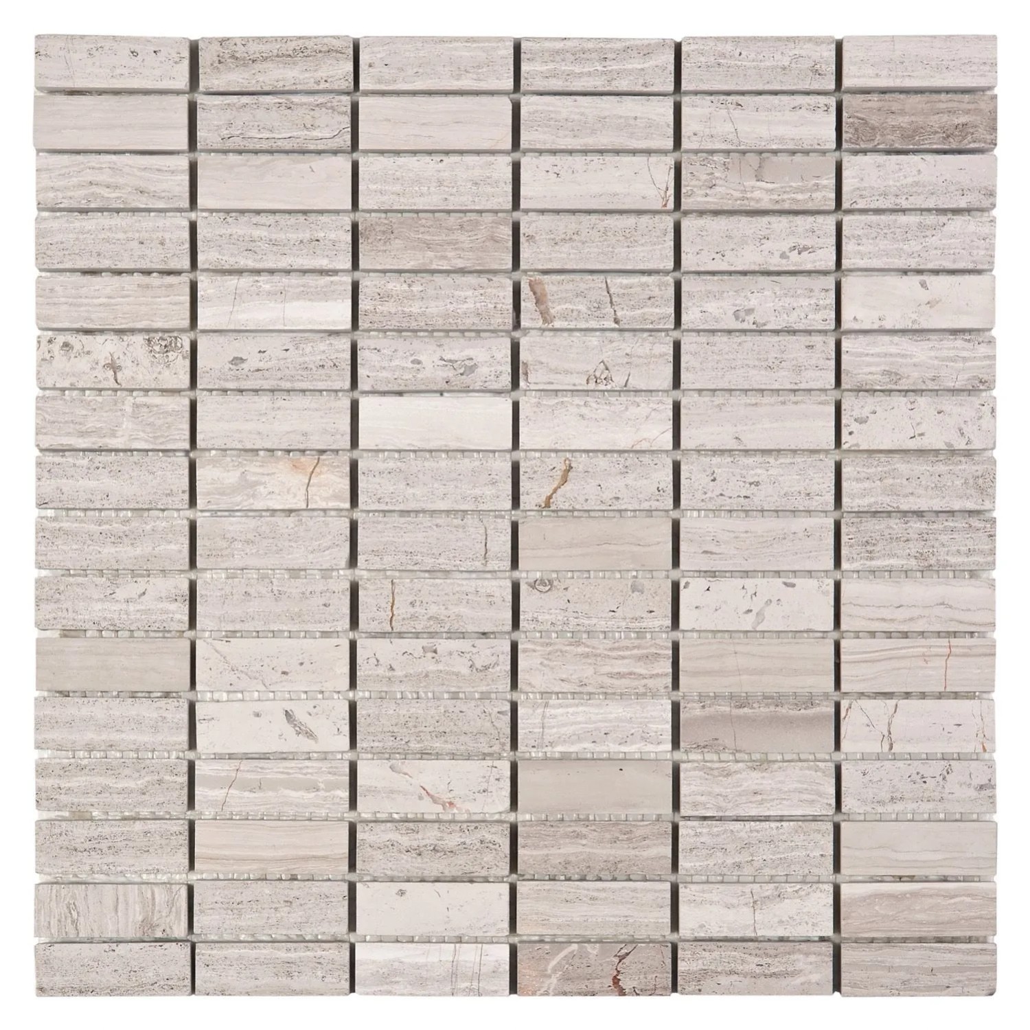 Mozaika Woodstone grey block 30,5 x 30,5 cm