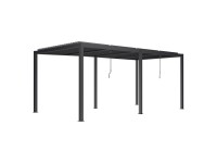 Pergola LUXE LED antracyt - 5,8 x 4 x 2,5 m