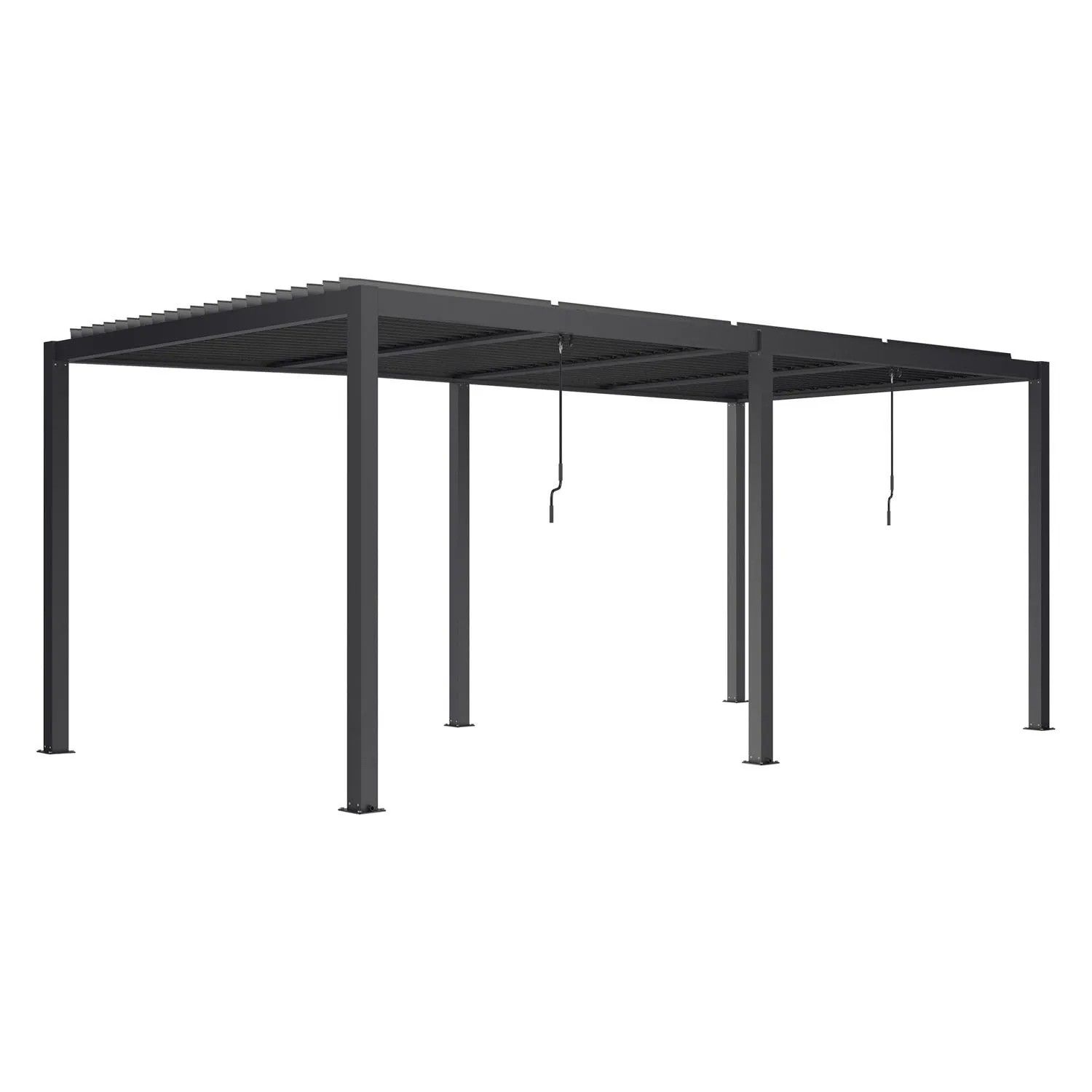 Pergola LUXE LED antracyt - 5,8 x 4 x 2,5 m