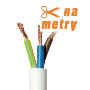 t.b.t. Przewód elektryczny w izolacji z tworzywa, sprzedawany na metry.