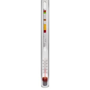 t.b.t. do winiarstwa i przetwórstwa, urządzenie pomiarowe w szklanym cylindrze.