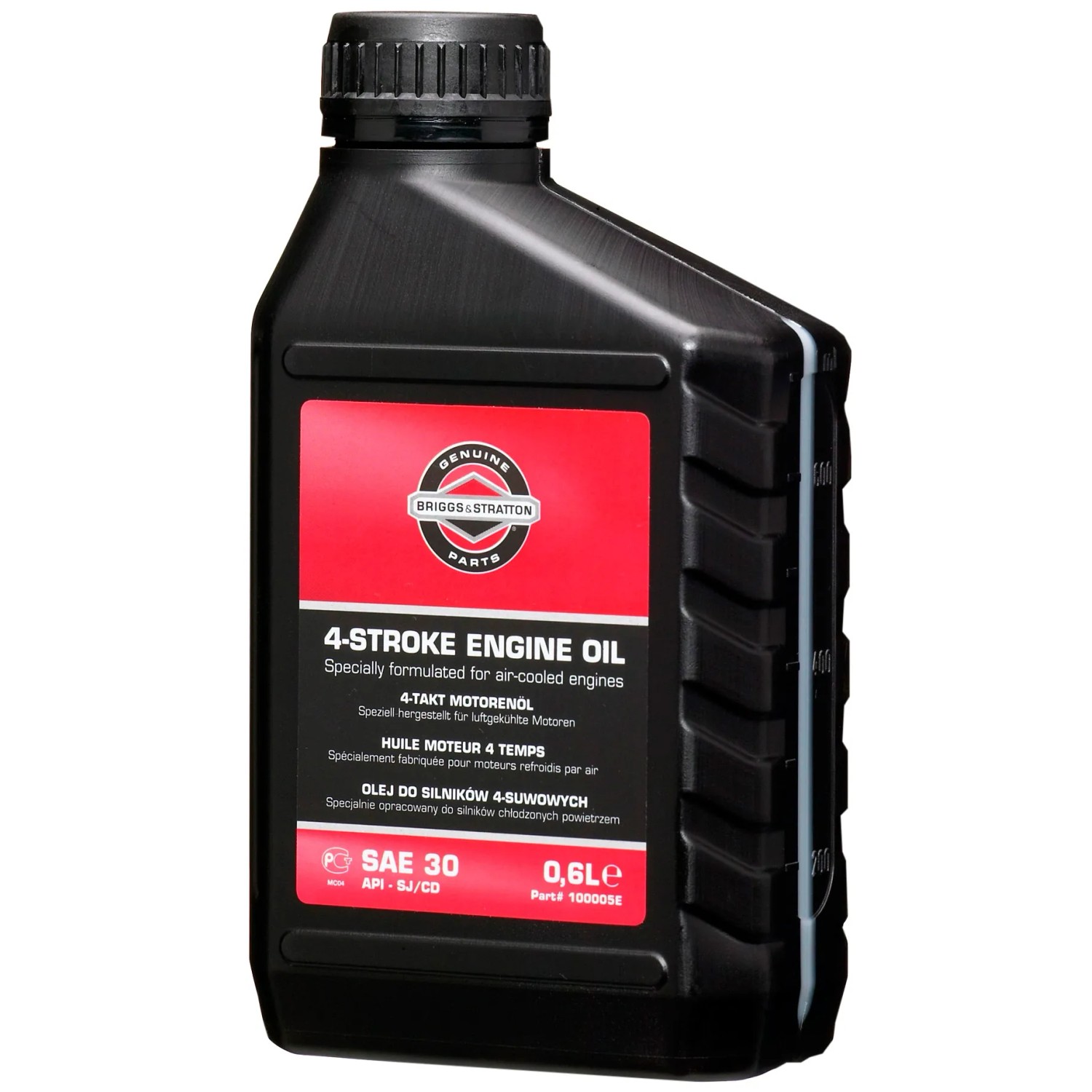 Olej Briggs & Stratton SAE 30, 0,6 l do silników 4-suwowych.