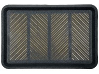 Ociekacz na buty gumowy złoty 40 x 60 cm