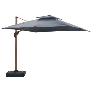 Esti&Esta Parasol ogrodowy ROMA M antracytowy - 300 x 300 cm