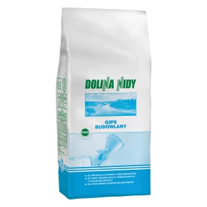 Worek gipsu Dolina Nidy, materiał budowlany do Suche zaprawy.