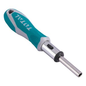 TOTAL Tools Wkrętak z końcówką i bitami - 24 szt.