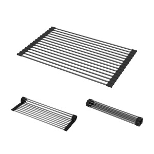 Miló Mata zwijana do zlewozmywaka granitowego czarna