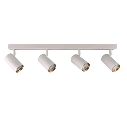 Goldlux Listwa NICEA 4xGU10 biało-złota