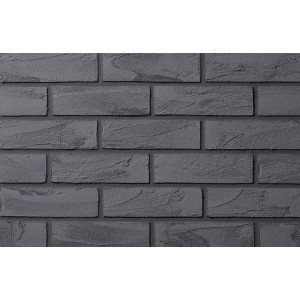 Antracytowa okładzina Elabrick Madagaskar (7,1x24 cm) do wnętrz i na zewnątrz.