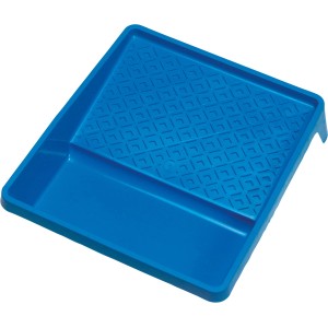 Niebieska kuweta malarska LUX (33x34 cm) z kratką do wałków.