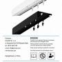 Kowalski Szyna aluminiowa z osłoną WIDE żabka 720 cm biała_6