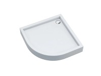 Schedpol Brodzik półokrągły Mittel 80 biały 80x80x16 Schedpol Brodzik półokrągły Mittel 80 biały 80x80x16